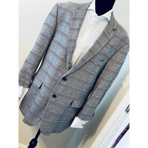 Men’s Plaid Blazer